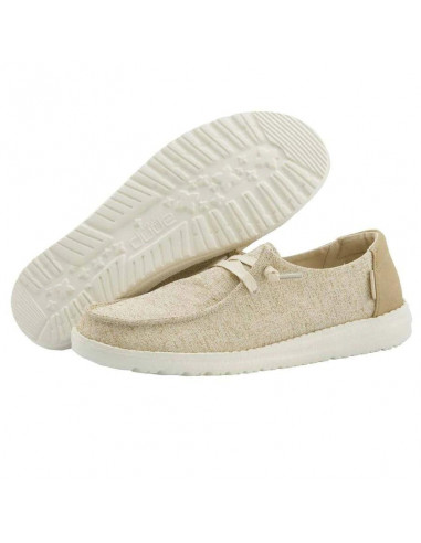 Мокасины женские Hey Dude Wendy Sparkling Beige121410532