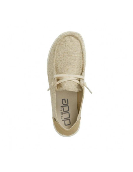 Мокасины женские Hey Dude Wendy Sparkling Beige121410532