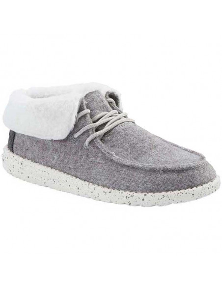 Женские лоферы ботинки Hey Dude Britt Charcoal 121774000