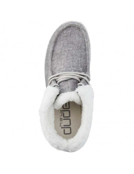 Женские лоферы ботинки Hey Dude Britt Charcoal 121774000