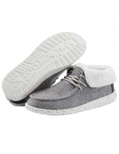 Женские лоферы ботинки Hey Dude Britt Charcoal 121774000
