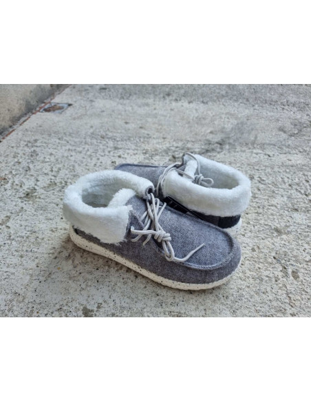 Женские лоферы ботинки Hey Dude Britt Charcoal 121774000