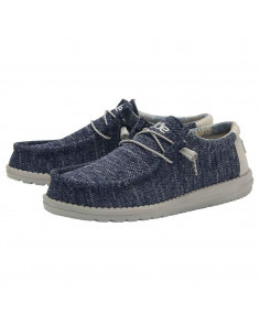 Мужские мокасины Hey Dude Wally Sox Blue 110352119 2